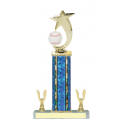 Trophies - #Baseball Shooting Star Spinner E Style Trophy
